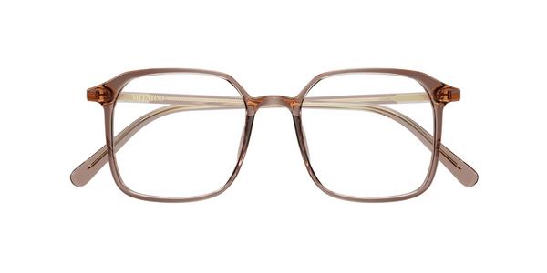Valentino VG0022O - Beige, Acetate, Rectangle frame