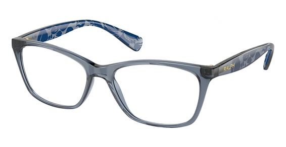 Ralph Lauren RA7071 - Shiny Trasparent Blu, Acetate, Oval frame