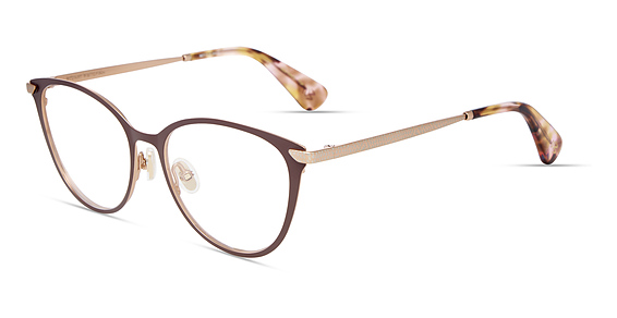 Stuart Weitzman WZN 1048/G - Brown Gold, Metal, Cat Eye frame