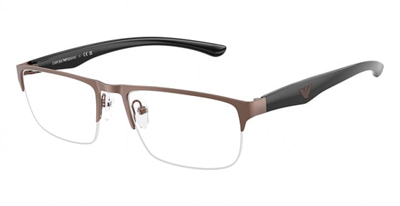 Emporio Armani EA1189 - Matte Bronze, Metal, Mixed Shapes frame