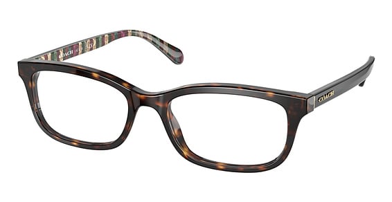 COACH HC6174 - Dark Tortoise, Plastic, Oval frame