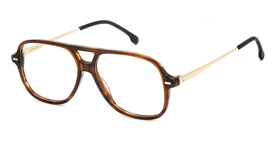 Carrera 3023 - Brown Horn, Acetate, Aviator frame