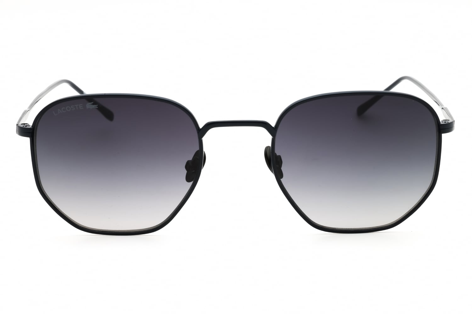 Lacoste L198SN - Matte Blue, Metal, Round frame