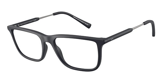Armani Exchange AX3126 - Matte Blue, Acetate, Rectangle frame