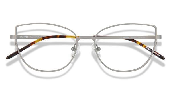 KITS Lumina - Gunmetal, Titanium, Cat Eye frame