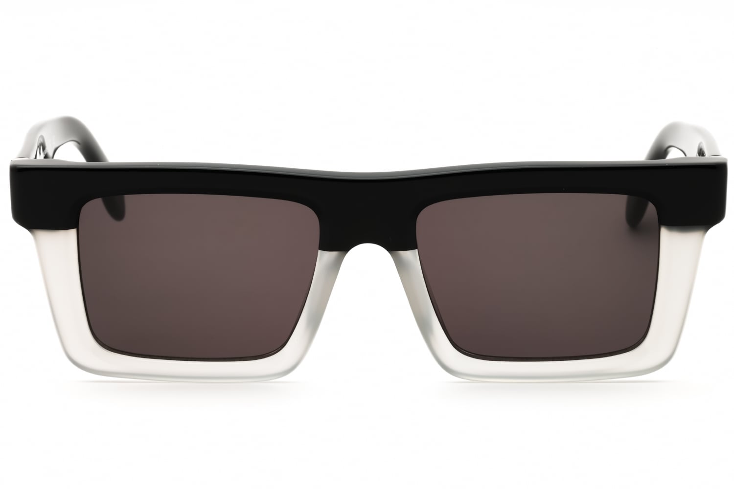 Palm Angels NAPA - Black Grey, Acetate, Rectangle frame