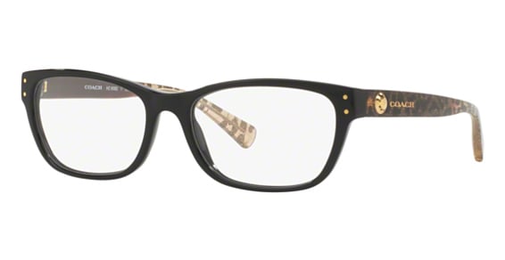 COACH HC6082 - Black, Plastic, Oval frame