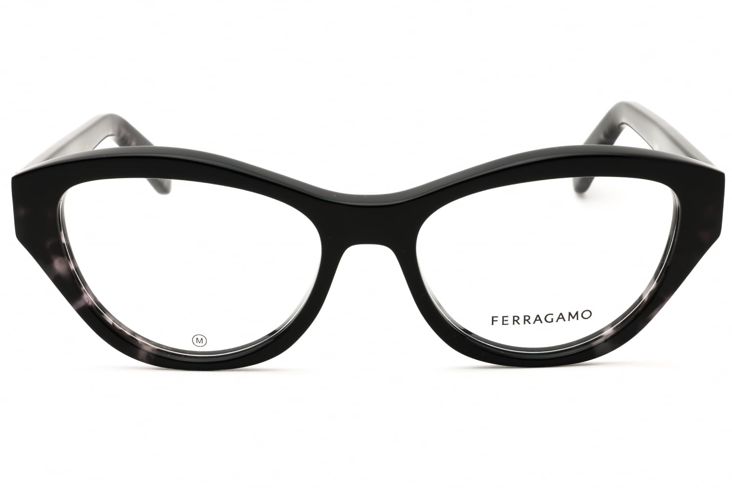 Salvatore Ferragamo SF3011 - Black/black Tortoise, Acetate, Cat Eye frame