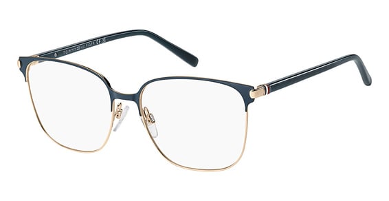 Tommy Hilfiger TH 2351 - Teal Gold, Stainless Steel, Rectangle frame