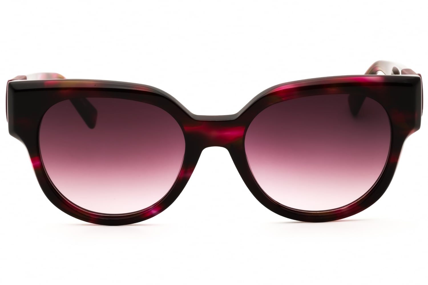 Longchamp LO779SN - Textured Brown/purple/rose, Acetate, Round frame