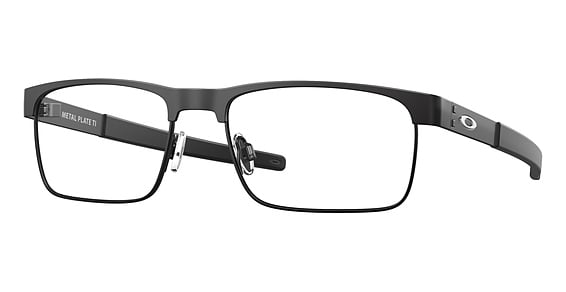 Oakley OX5153 METAL PLATE TI - Satin Black, Titanium, Rectangle frame