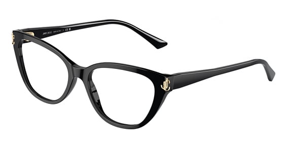 Jimmy Choo JC3011 - Black, Plastic, Oval frame