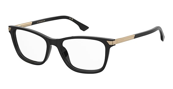 Victoria Beckham VB 1017 - Black Gold, Acetate, Rectangle frame