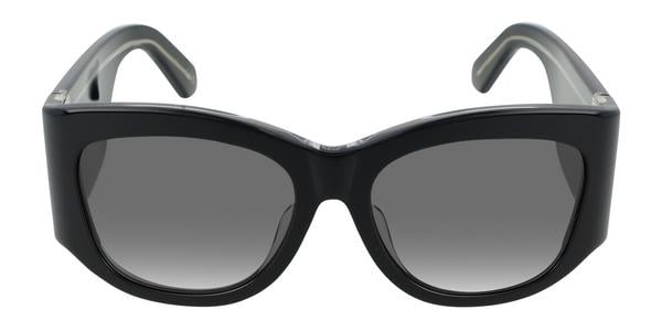 Dior CD40168F - Shiny Black, Acetate, Cat Eye frame