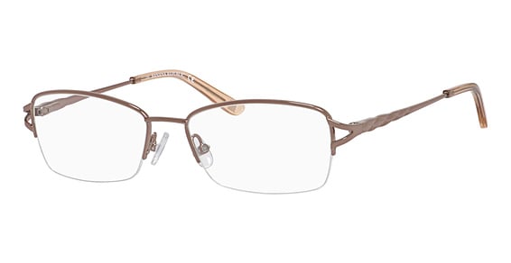 Liz Claiborne L 627 - Coral, Metal, Rectangle frame
