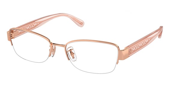 COACH HC5168 - Shiny Rose Gold, Metal, Oval frame