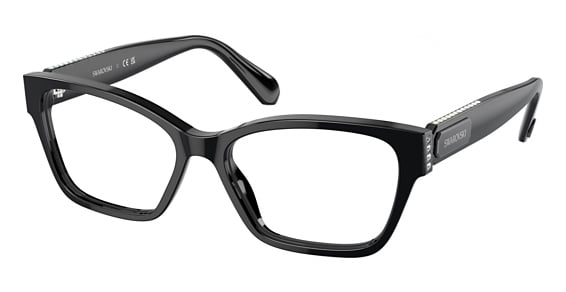Swarovski SK2013 - Black, Plastic, Cat Eye frame
