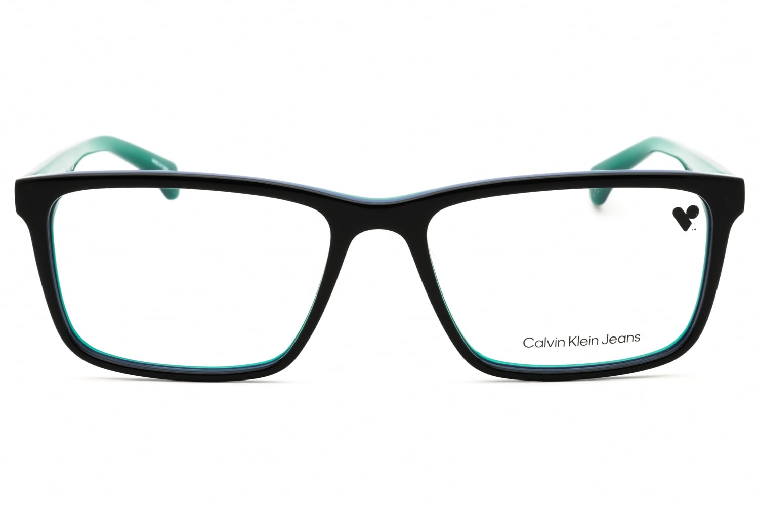 Calvin Klein Jeans CKJ301 - Black, Acetate, Rectangle frame