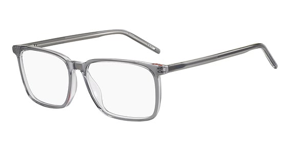 HUGO HG 1097 - Grey Crystal, Acetate, Rectangle frame