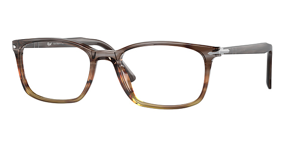 Persol PO3189V - Striped Grey, Plastic, Oval frame