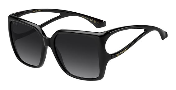 Etro 0142/S - 8079o Black, Plastic, Rectangle frame