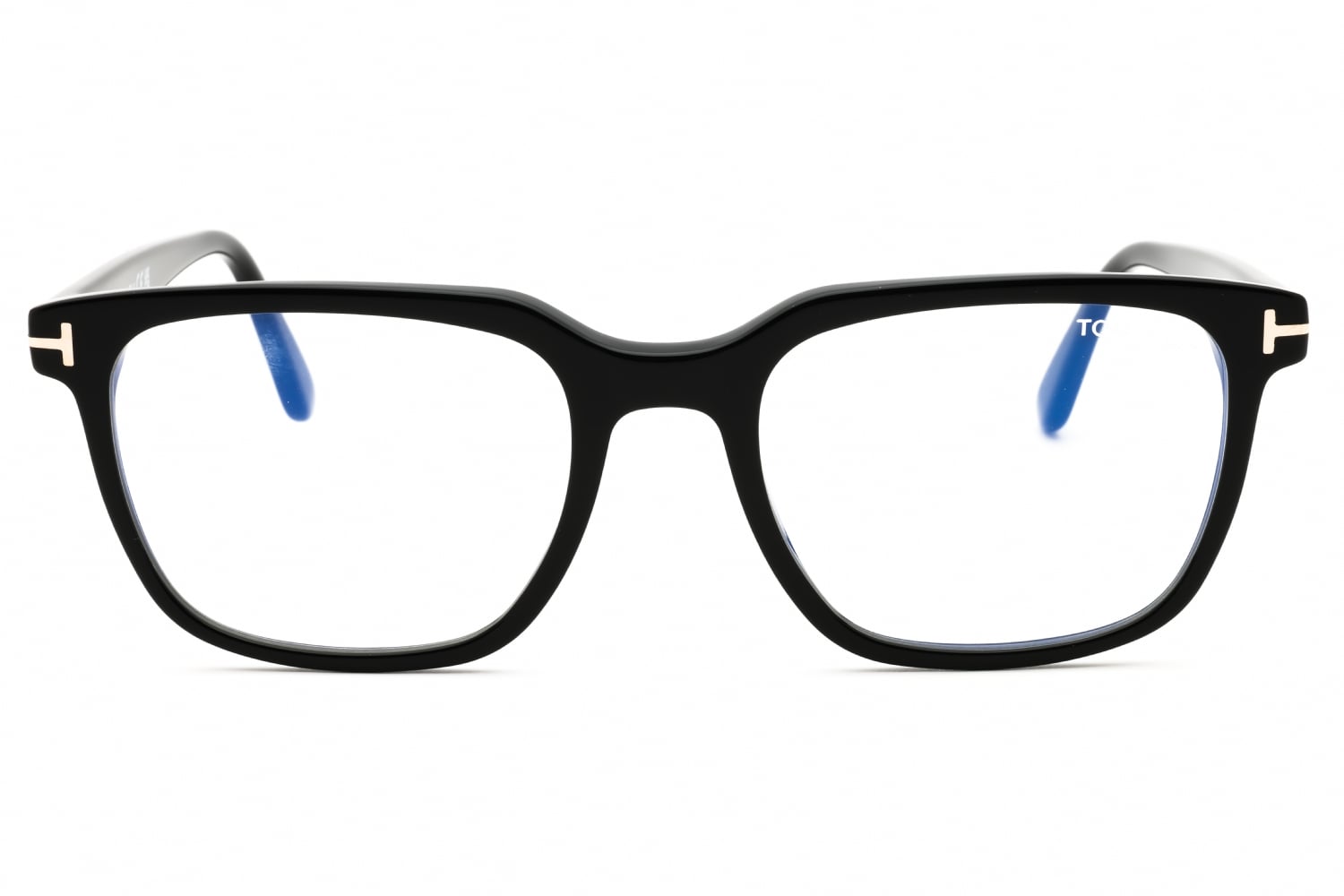 Tom Ford FT5818-B - Shiny Black/clear, Acetate, Rectangle frame