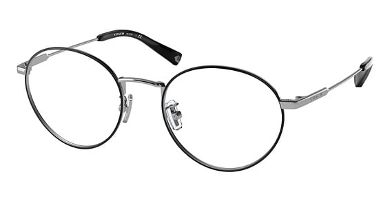 COACH HC5120 C2101 - Shiny Silver, Metal, Oval frame