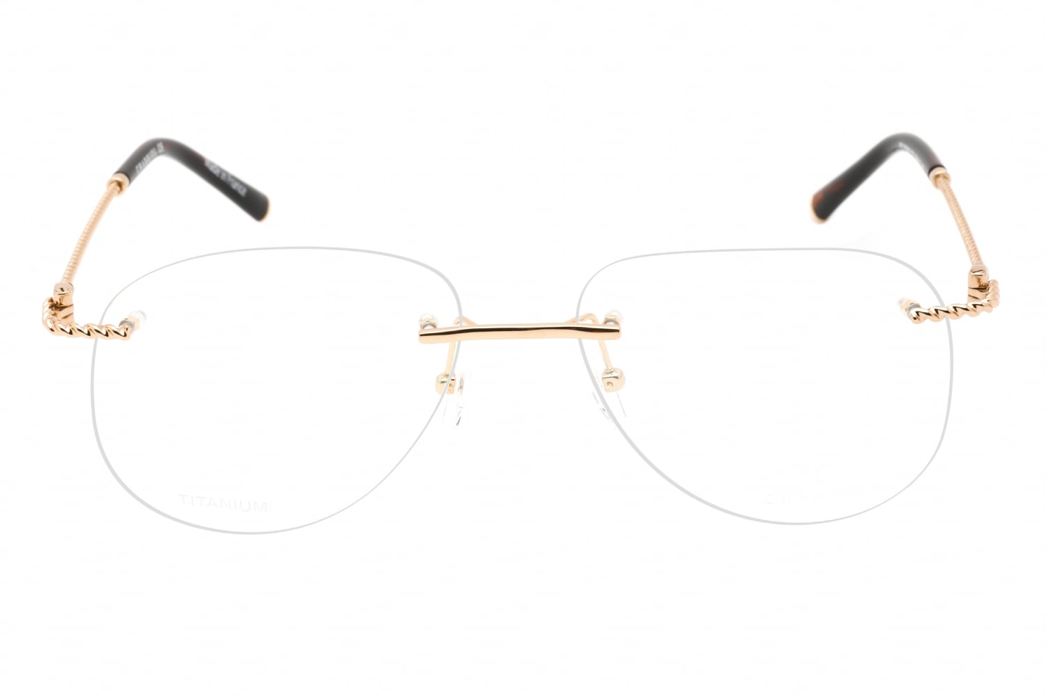 Charriol PC75099 - Shiny Gold, Titanium, Rimless frame