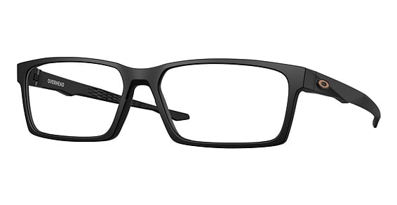 Oakley OX8060 Overhead - Matte Black, Plastic, Rectangle frame