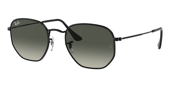Ray-Ban RB3548 HEXAGONAL - Black, Metal, Round frame