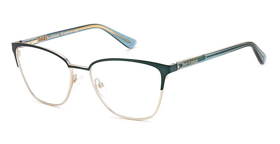 Juicy Couture JU 238/G - Matte Teal, Stainless Steel, Rectangle frame