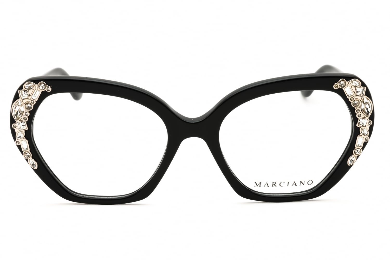 Guess GM50039 - Shiny Black, Acetate, Cat Eye frame
