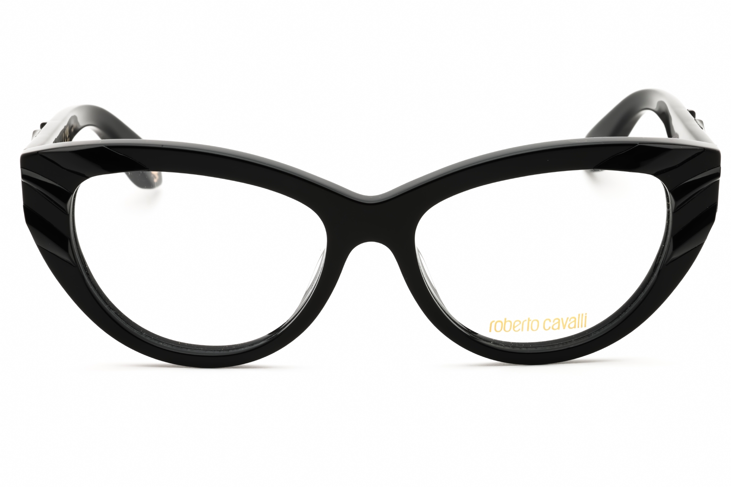 Roberto Cavalli VRC024V - Shiny Black, Acetate, Cat Eye frame