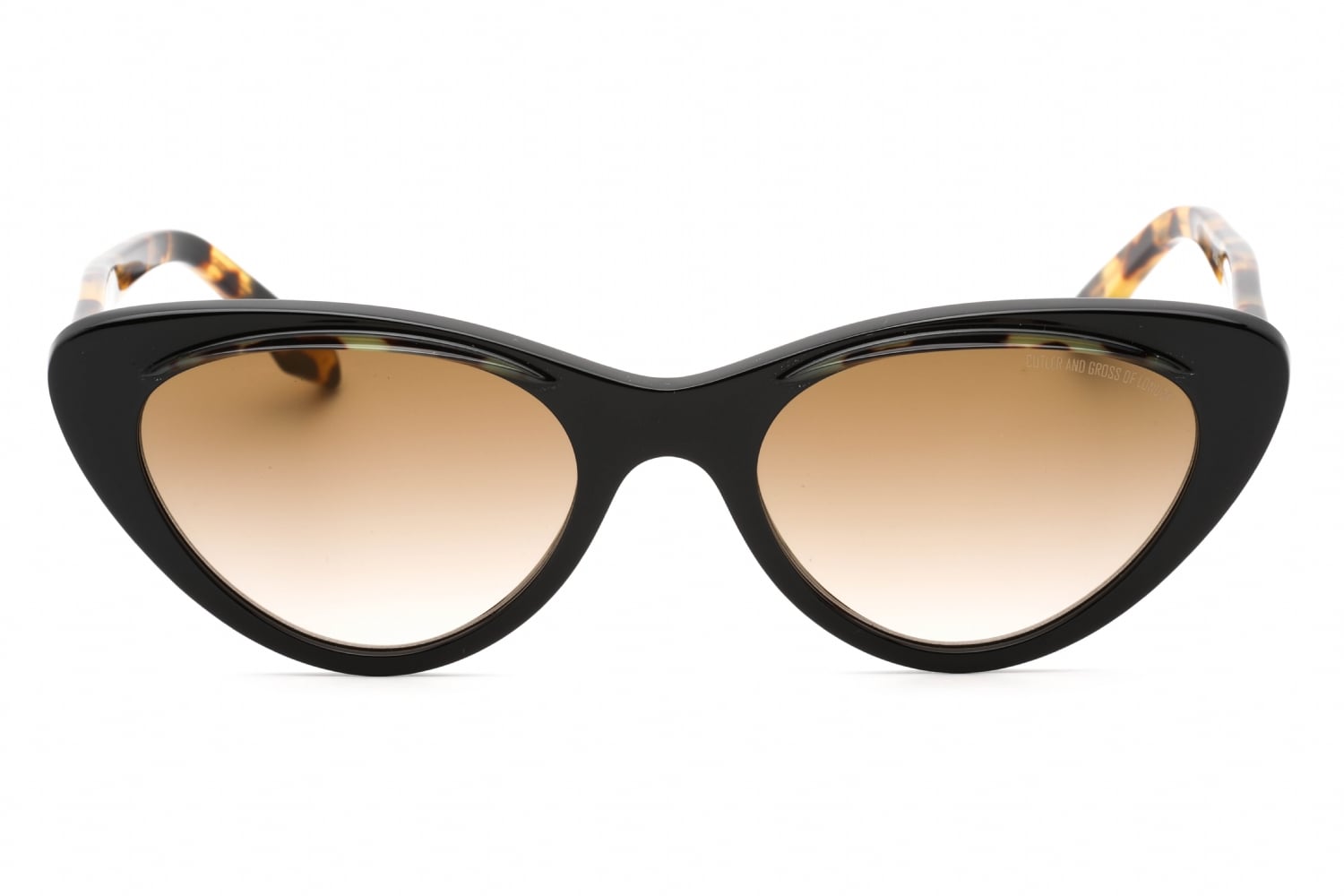 Cutler and Gross CG1321S - Black/yellow, Acetate, Cat Eye frame