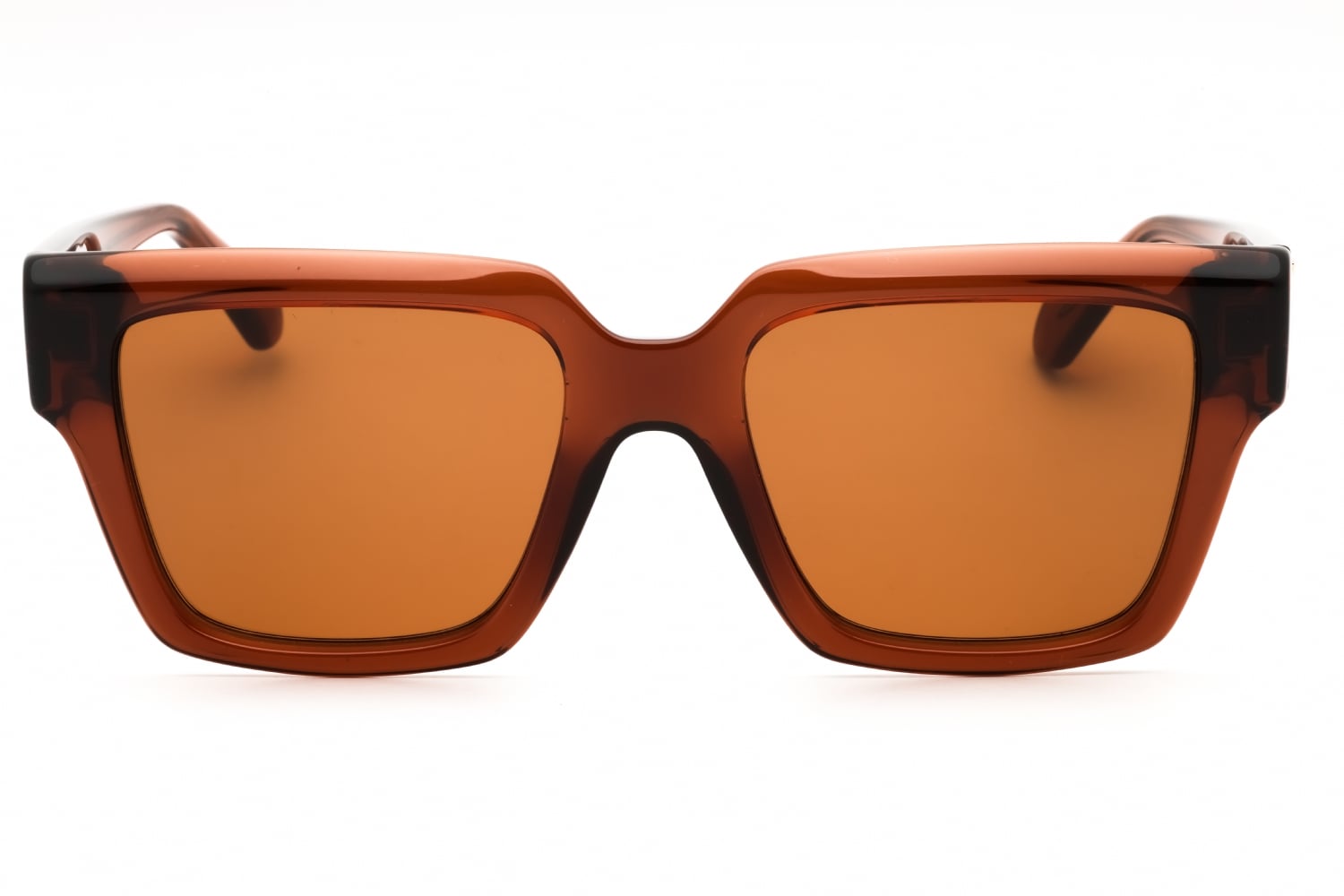 Salvatore Ferragamo SF2014S - Transparent Brown, Acetate, Rectangle frame