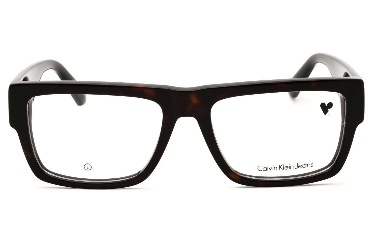 Calvin Klein Jeans CKJ24634 - Dark Havana, Acetate, Rectangle frame