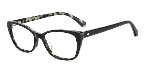 Kate Spade KS Kassia 2 - Black Havana, Acetate, Rectangle frame