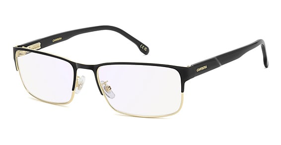 Carrera C Flex 17/G - 2m22y Blk Gold B, Stainless Steel, Rectangle frame