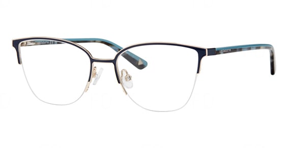 Liz Claiborne L 480 - Blue Gold, Stainless Steel, Cat Eye frame