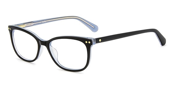Kate Spade KS Adria 2 - Black Blue, Acetate, Rectangle frame