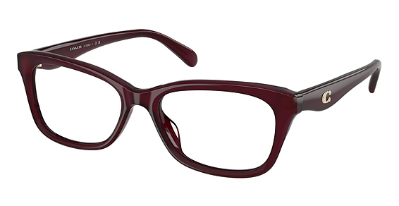 COACH HC6285U - Milky Merlot, Plastic, Oval frame