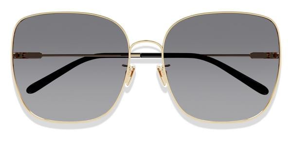 Chloe CH0170SA - Gold, Metal, Round frame