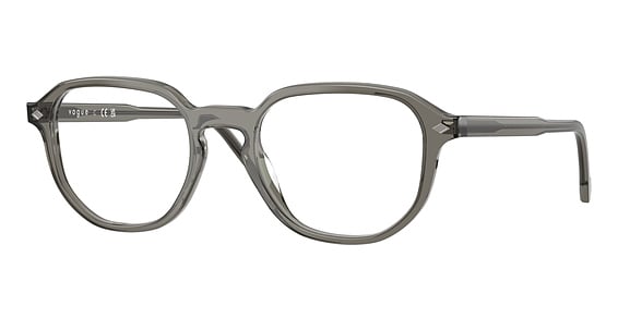 Vogue VO5708 - Transparent Dark Grey, Plastic, Oval frame