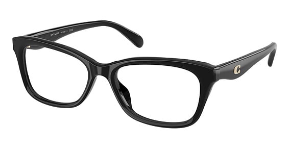 COACH HC6285F - Black, Plastic, Oval frame