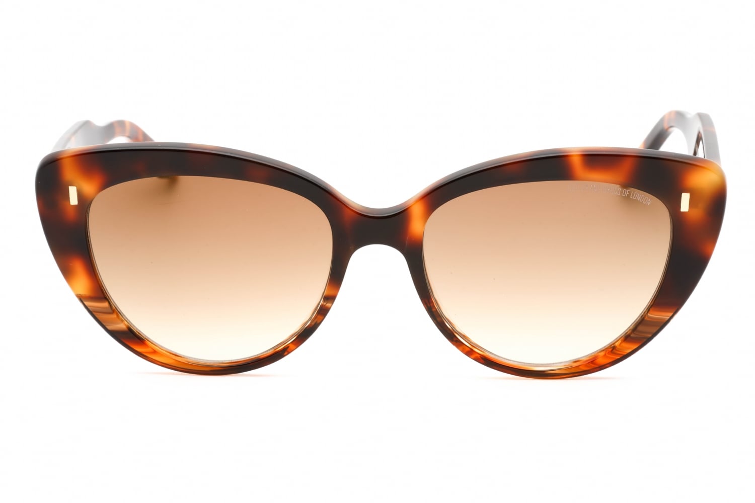 Cutler and Gross CG1350S - Light Dark Turtle, Acetate, Cat Eye frame