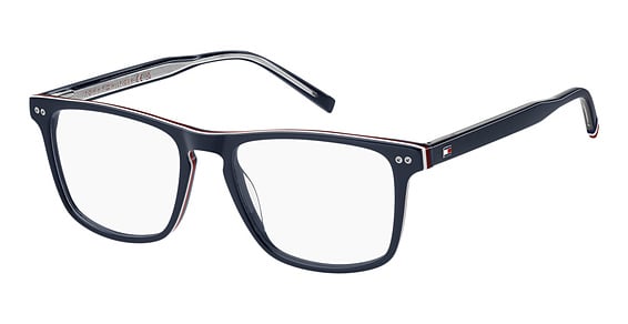 Tommy Hilfiger TH 2189 - Blue, Acetate, Rectangle frame