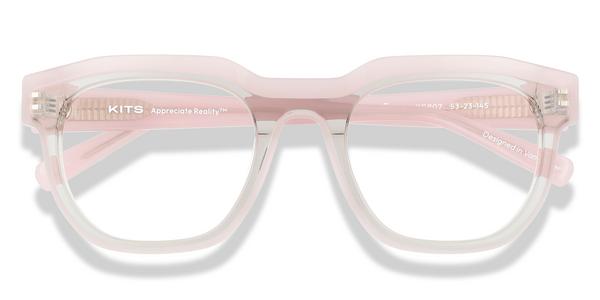 KITS Esme - Pink/Grey, Acetate, D Frame frame