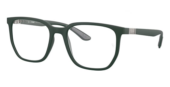 Ray-Ban RX7235 - Sand Green, Acetate, Rectangle frame