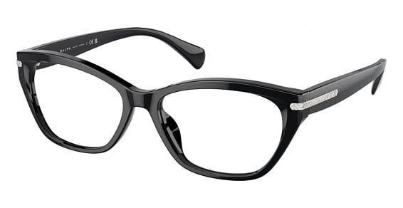 Ralph Lauren RA7161U - Shiny Black, Plastic, Oval frame