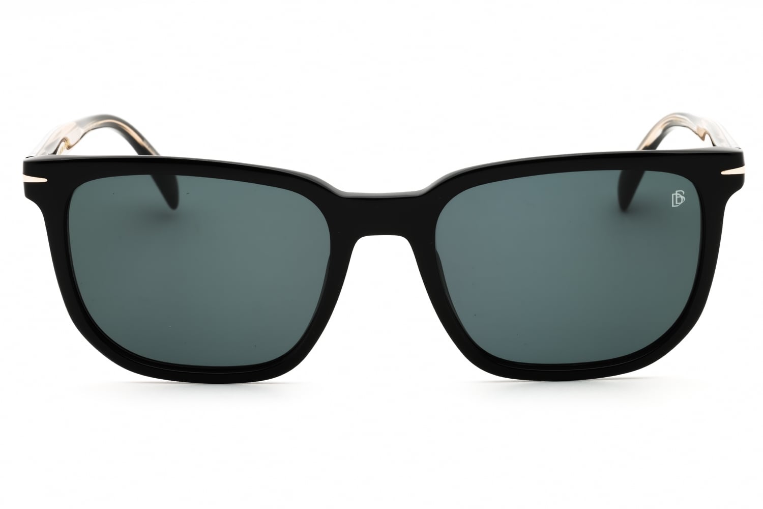 David Beckham DB 1076/S - Black, Plastic, Rectangle frame